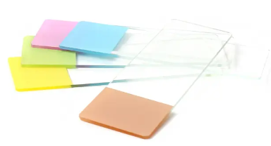 蓝色油漆载玻片(浮法玻璃材质)